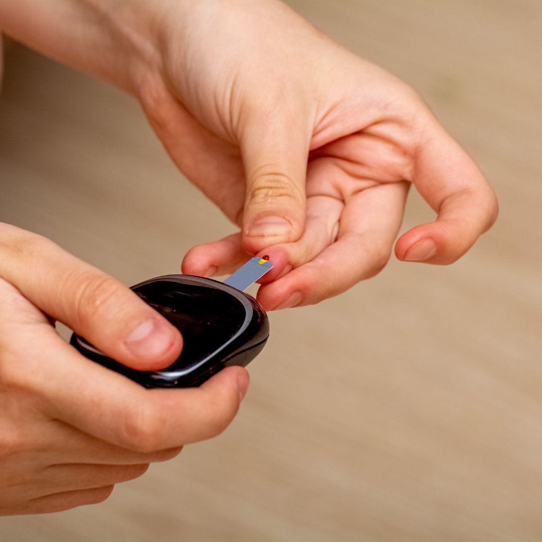 testing glucose with new strip