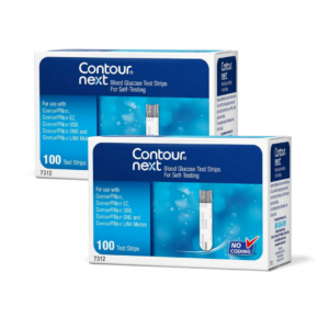Contour Next | Blood Glucose Test Strips – 100 Count | 2 Packs