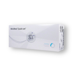 Box for Medtronic MiniMed Quick-set infusion set, MMT-399, with 23-inch tubing and a 6mm cannula.