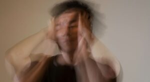 a stressed out person