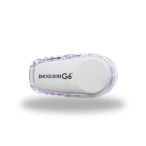 A refurbished Dexcom G6 Transmitter, with the product clearly visible.